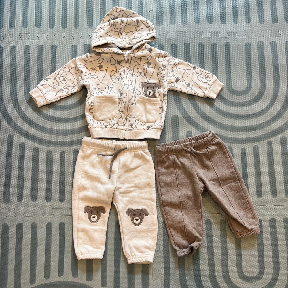 Mayoral Cream and Brown Track Set